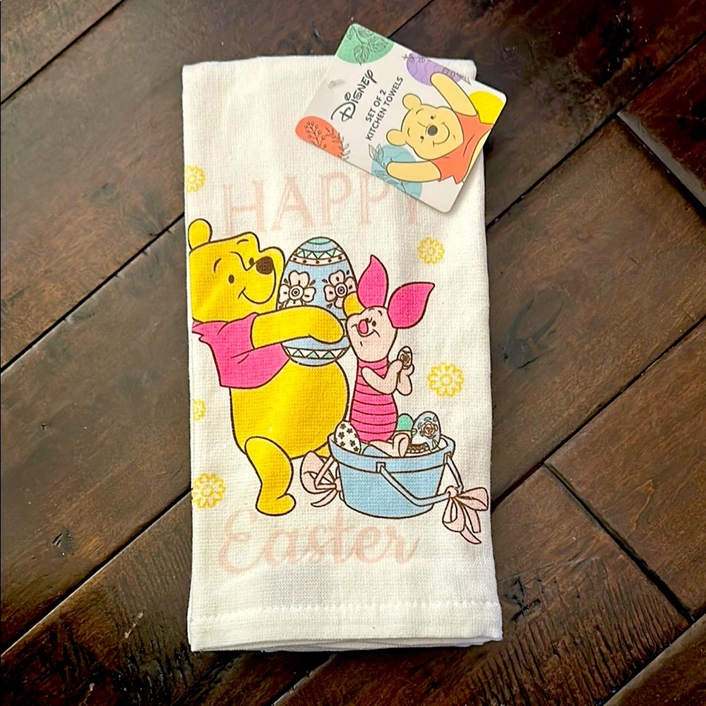 Disney Winnie the Pooh Easter Festive Kitchen Towel